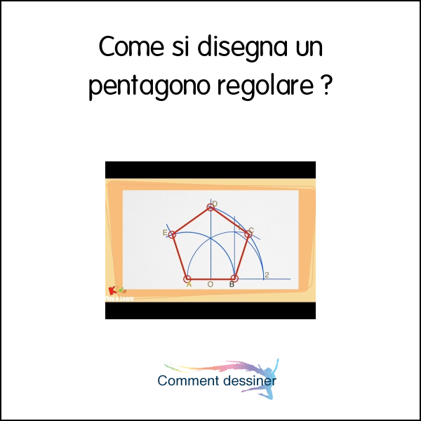 Come si disegna un pentagono regolare